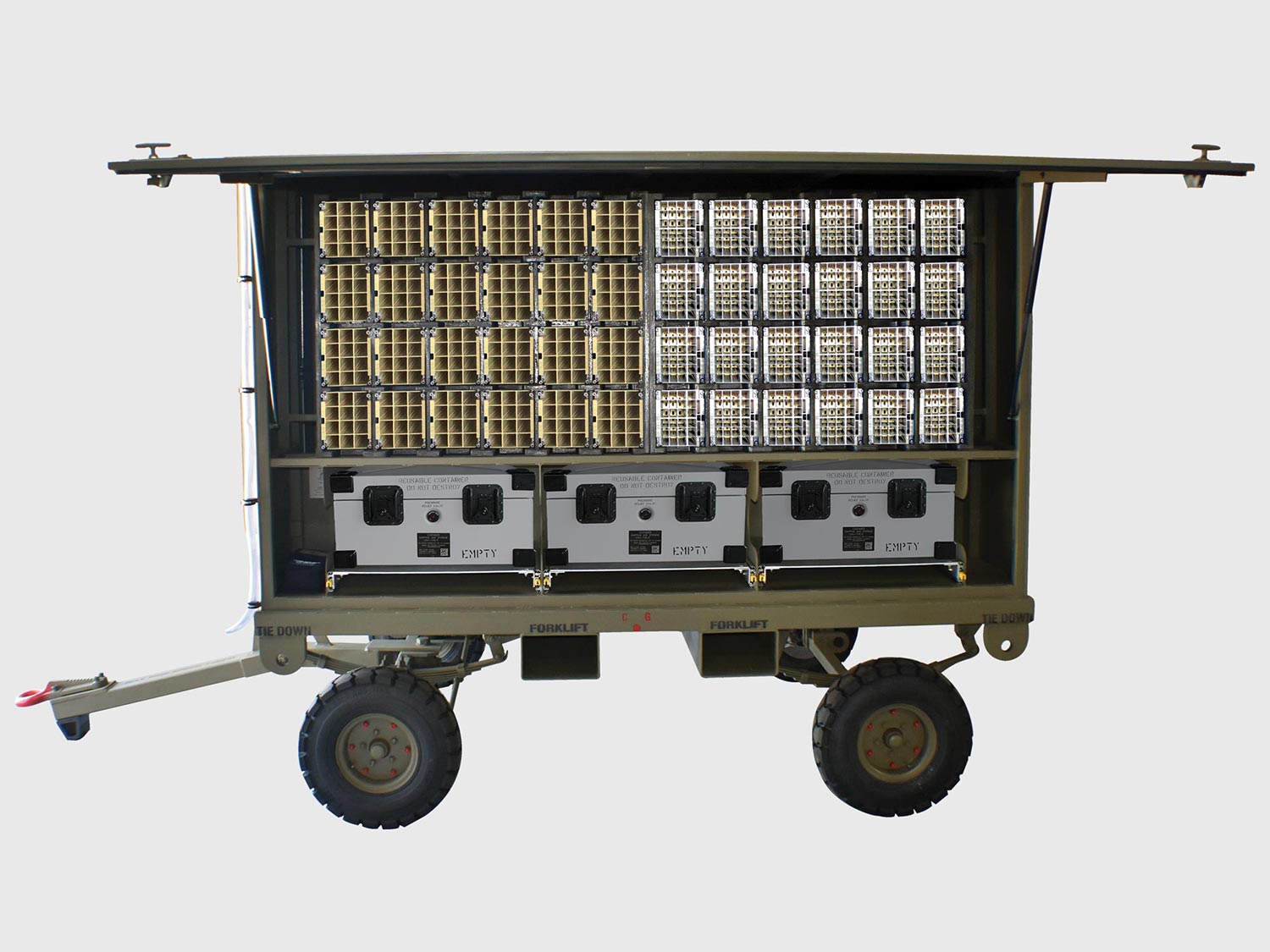 Deployable Countermeasures Dispenser Trailer
